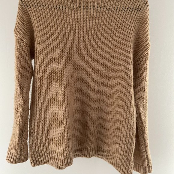 Forever 21 Knit Oversized Sweater in Camel - Picture 2 of 2